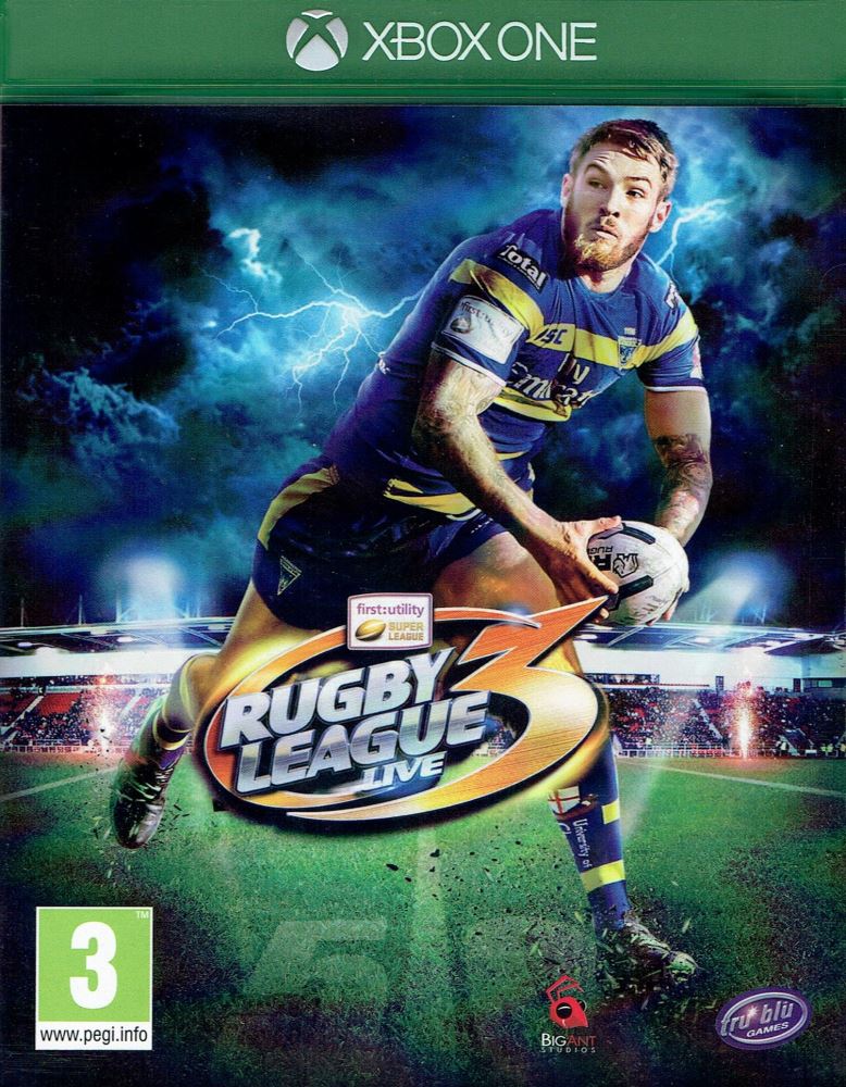 rugby league live 3 xbox 360