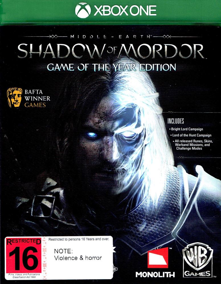 middle earth shadow of mordor goty upgrade