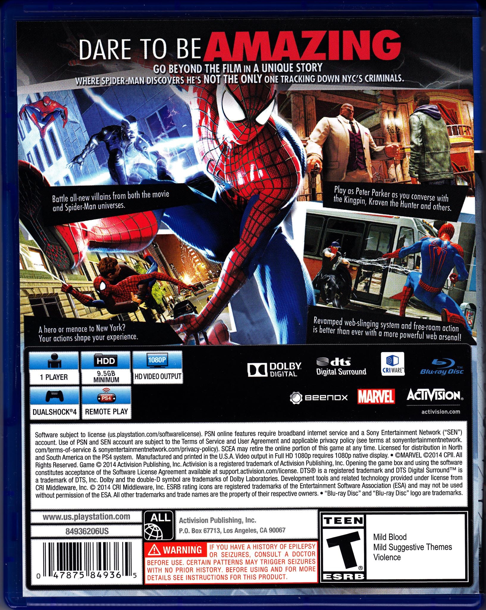 spider man ps4 nz