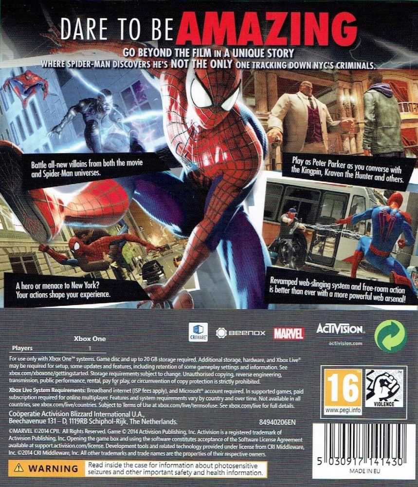 spider man xbox 1