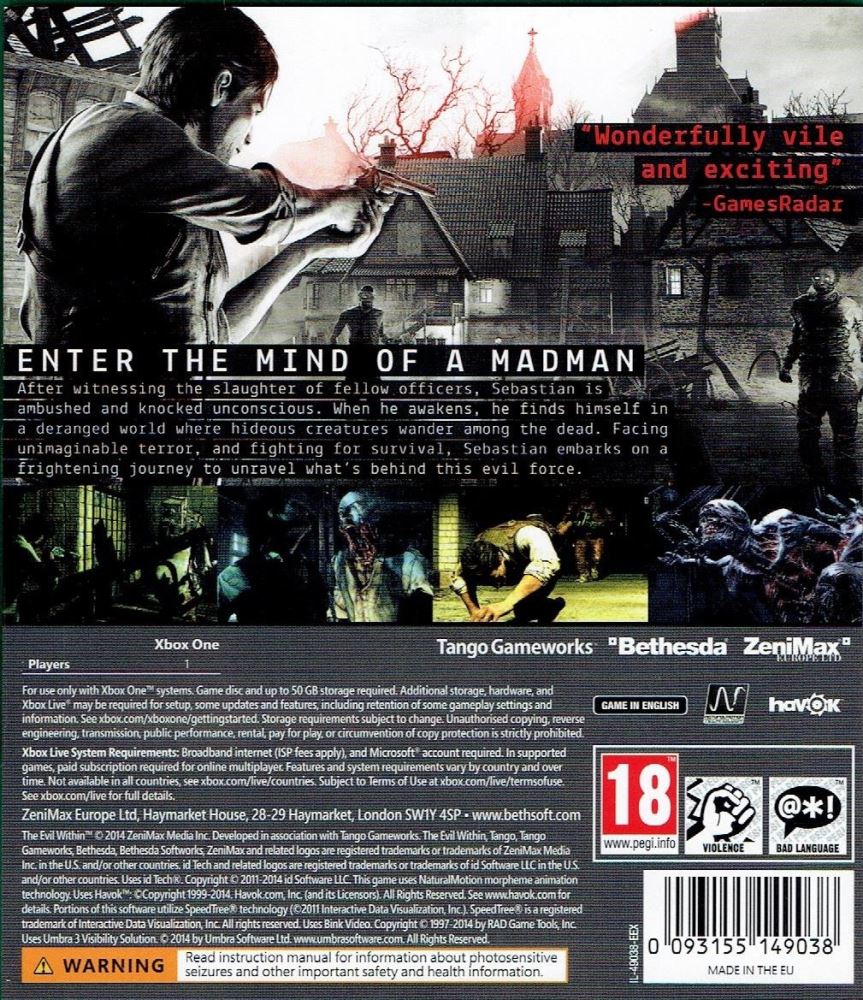 the evil within xbox one