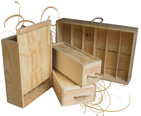 caja de madera para vino