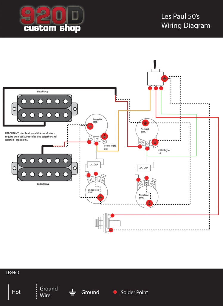 Les Paul 50s Wiring Diagram Database