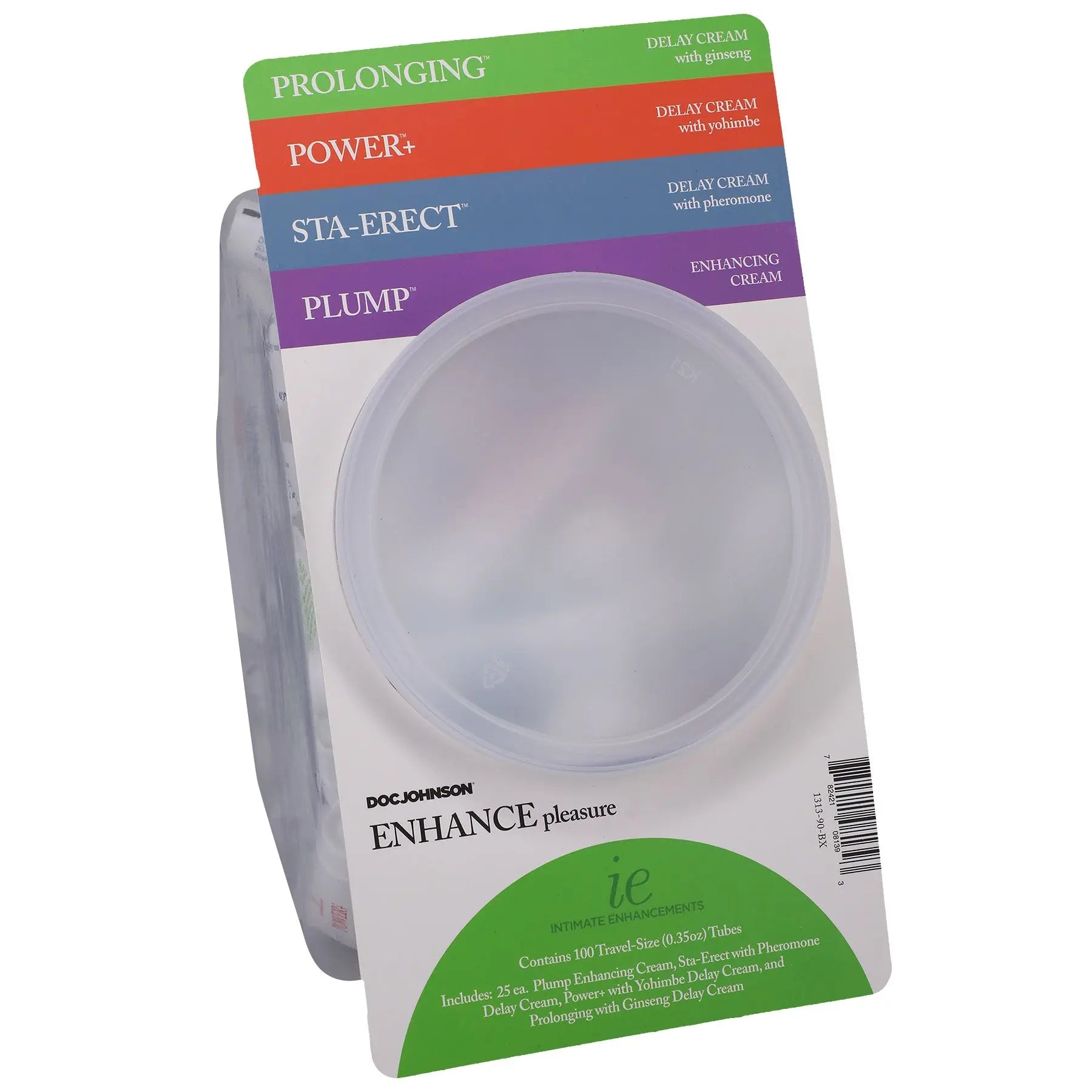Intimate Enhancements - Enhance Pleasure -  Fishbowl Display - 100 Pieces - 0.35 Oz Tubes