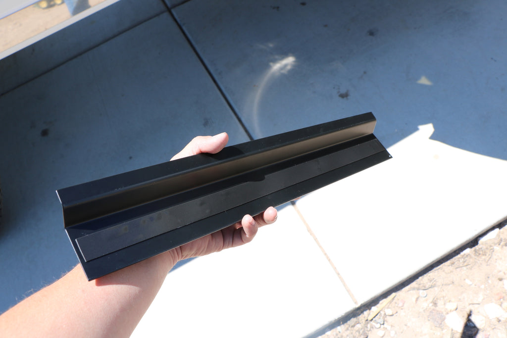 The sill and scuff plate from OBS Solutions is offered in both bare aluminum or powder coated in satin black (like installed here) and are super easy to install. The sill plates are a direct replacement to the factory plastic piece and will use the original screws to attach them. The new scuff plates use an automotive 3M adhesive to adhere them to the factory body.