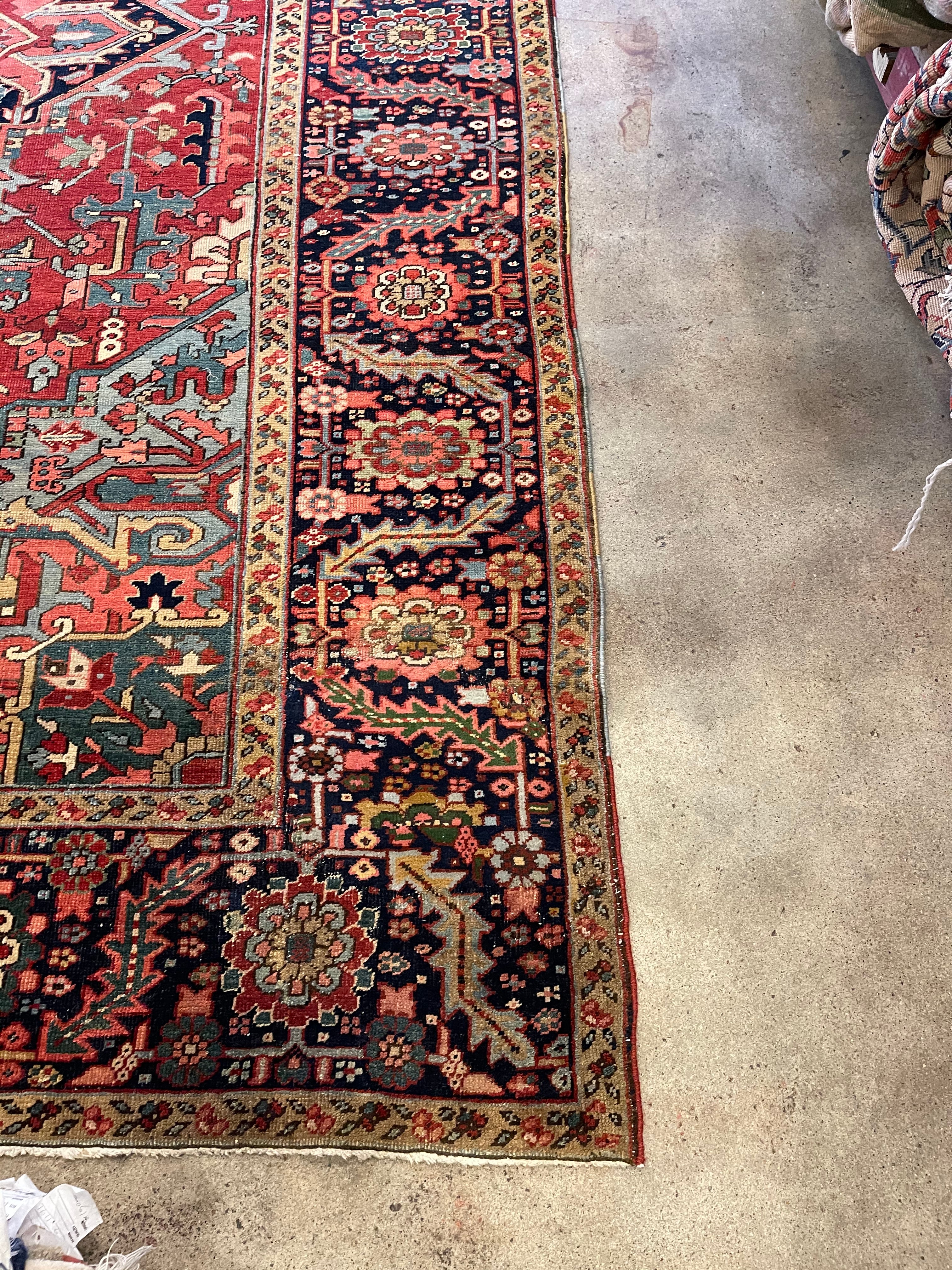 Repair for Persian Heriz rug