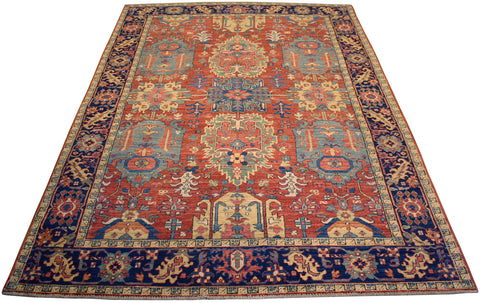 5.2x7.3 Afghan Sina wool rug