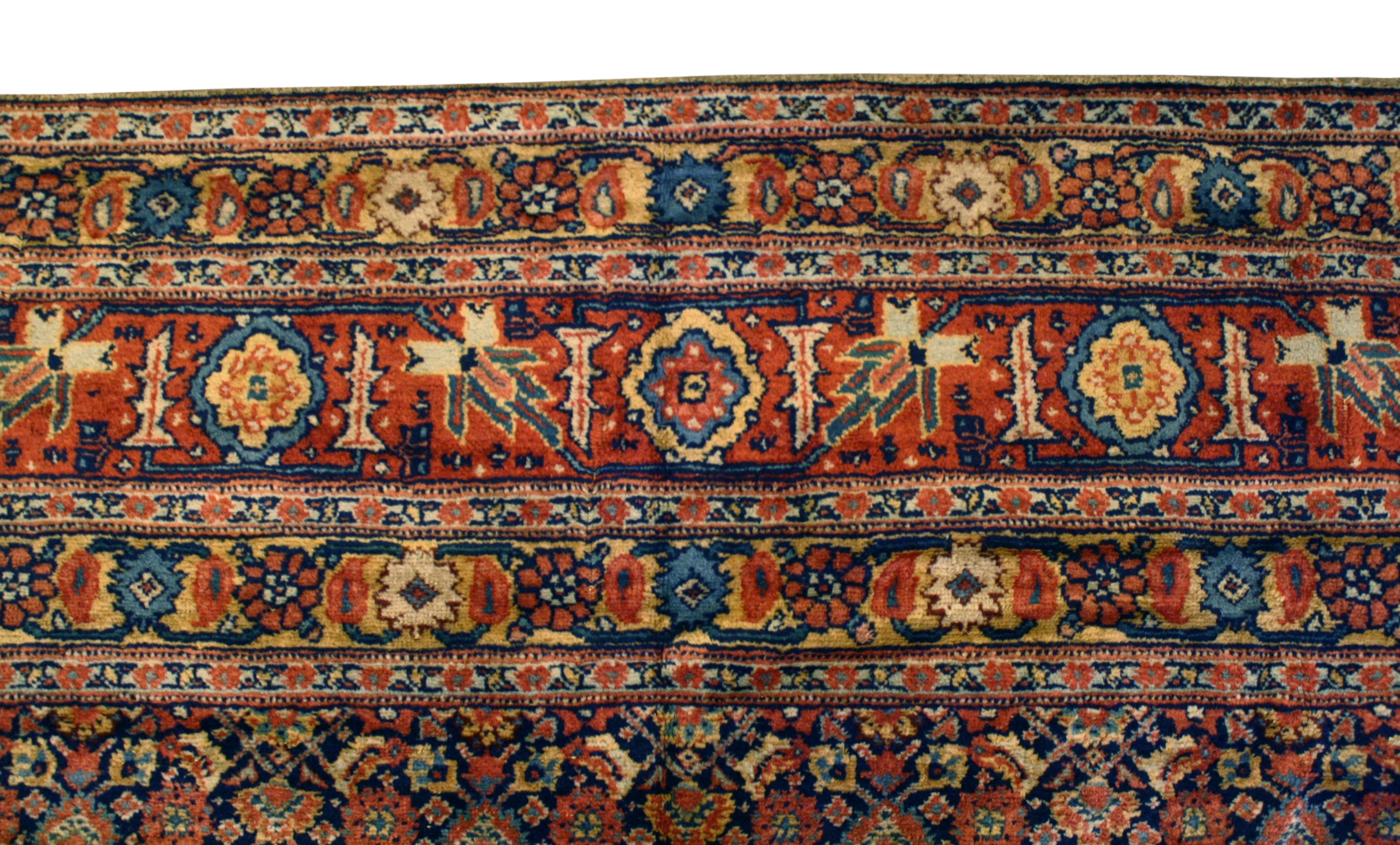 Restored antique Persian rug