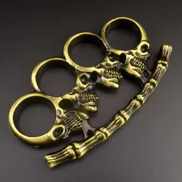 Skull and Bones Brass Knuckles