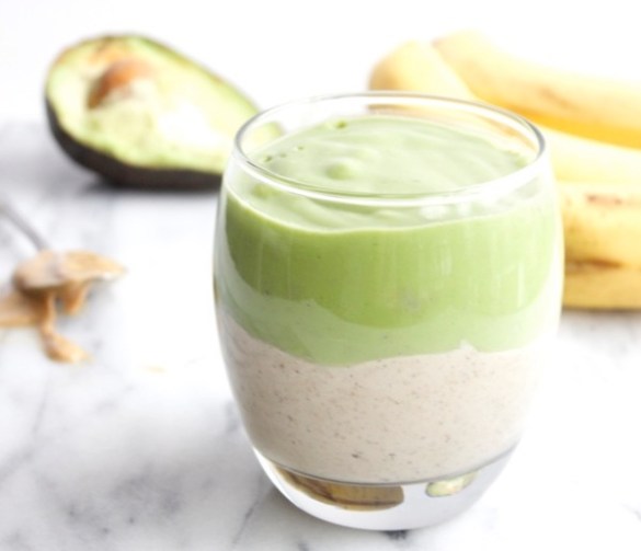 Green Smoothie + Cashew Cream