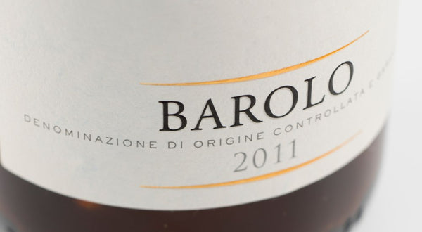 Barolo wijn etiket