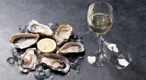 chablis bij oesters