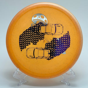 Infinite Discs Glyph | Metal Flake Glow C-Blend X-Out - Russell Disc Golf