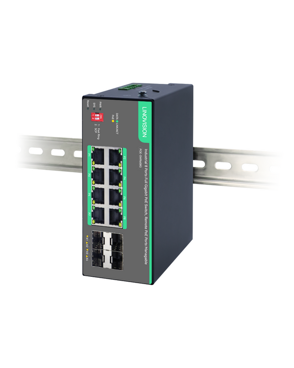 5 Ports Full Gigabit POE Switch with DC12V / DC24V / DC48V Input