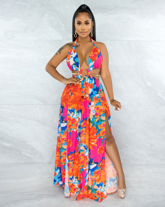 Spree Dress - Blue/combo, Fashion Nova, Dresses