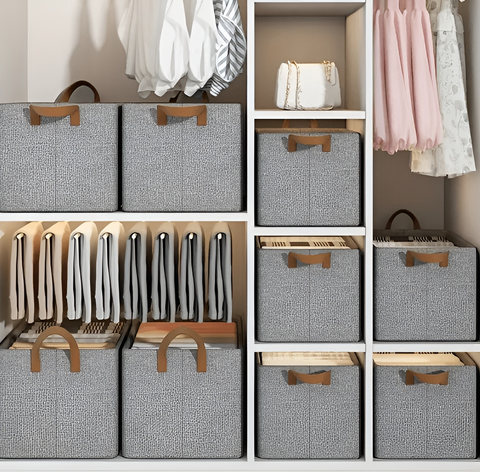 Closet Storage Baskets for Smart Clothing Organization