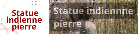 statue indienne en pierre