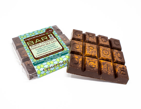 Burnt Caramel Hawaiian Sea Salt Bar Chocopologie