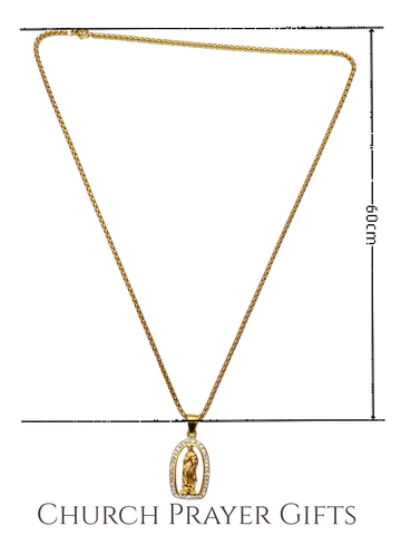 Cross Gold-Plated Faith Blessing Necklace