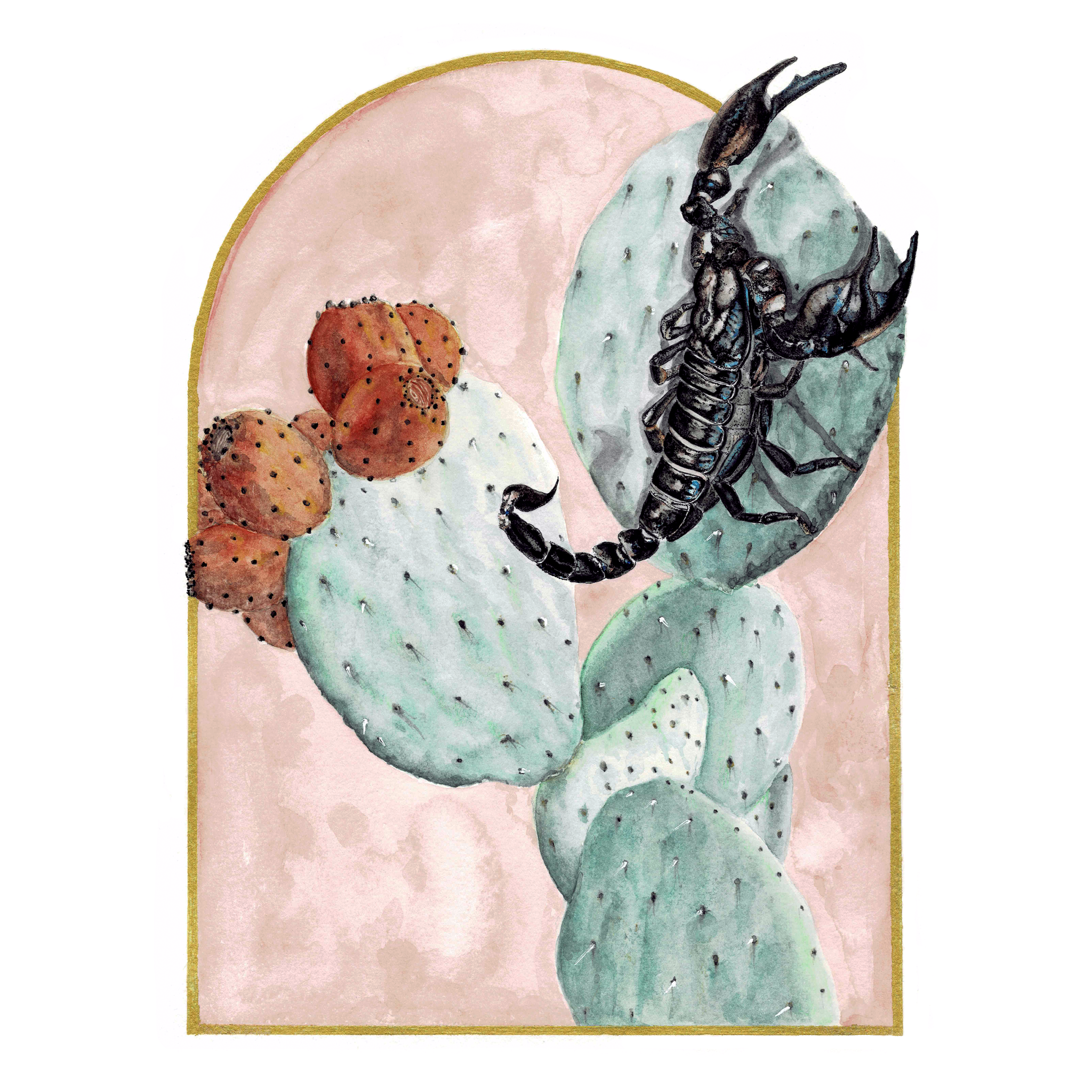 Emperor Scorpion Art Print - Nerva