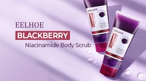 Niacinamide Blackberry Body Scrub