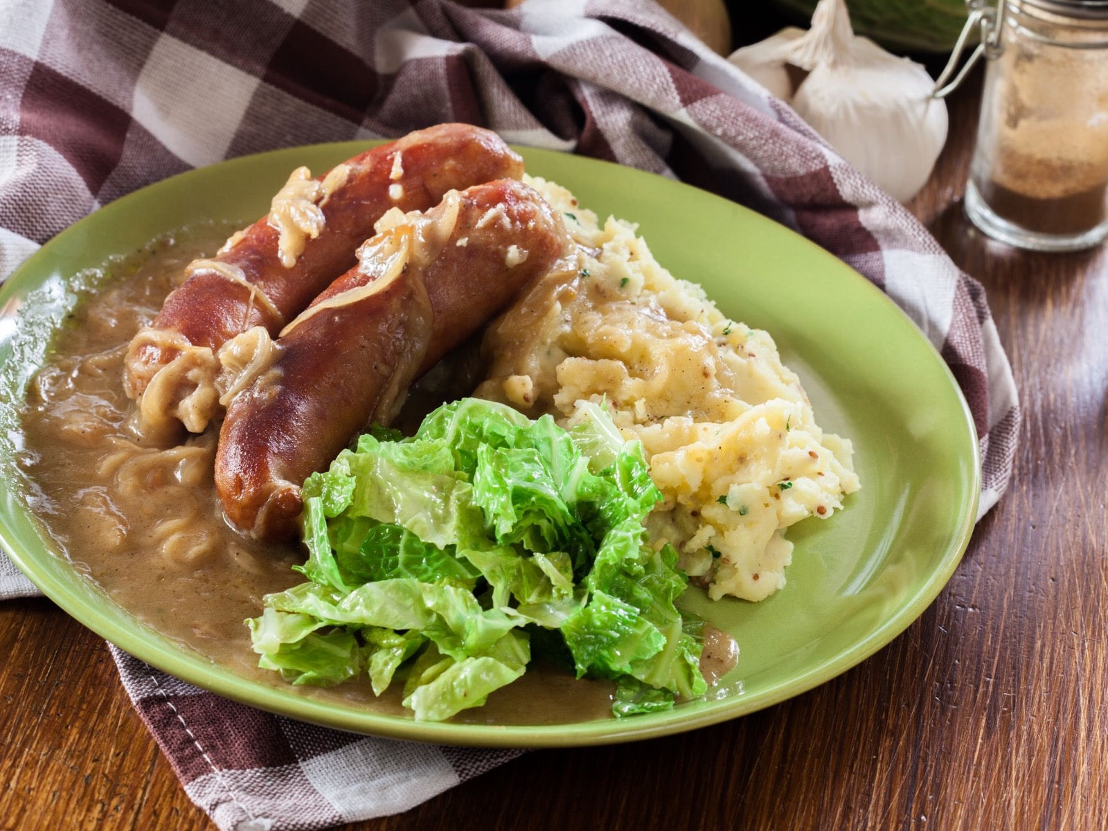 British Bangers And Mash Made With Our Bison Sausage - Beck & Bulow