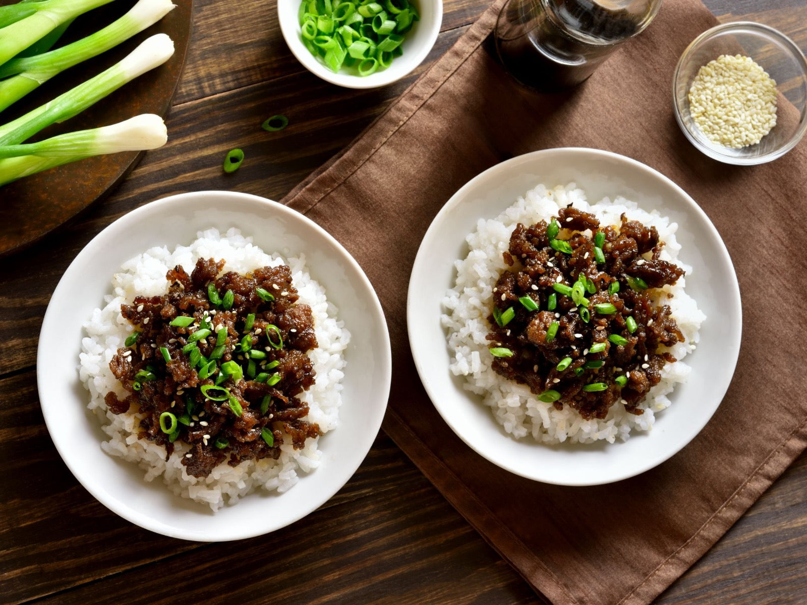 Grass Fed Beef Korean Rice Bowls With Easy Homemade Sauce - Beck & Bulow