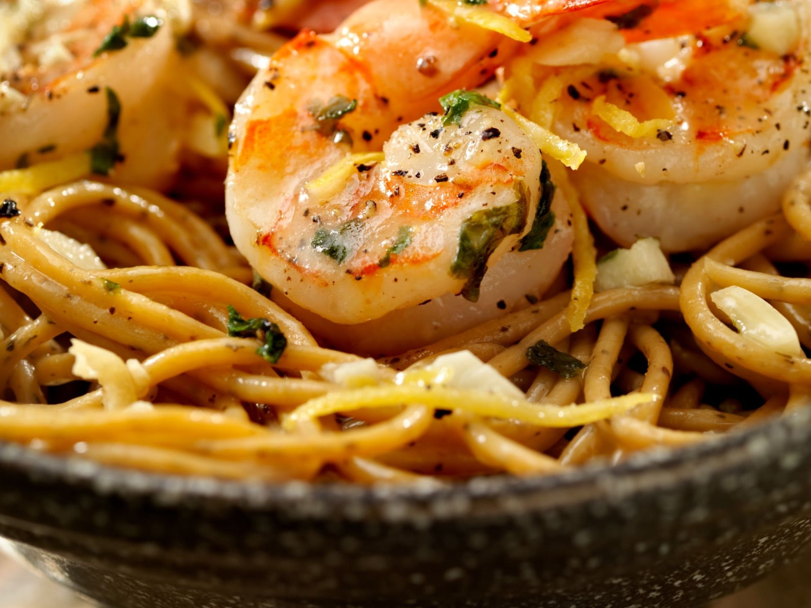 Wild Blue Mexican Shrimp Scampi With Asiago Cheese - Beck & Bulow