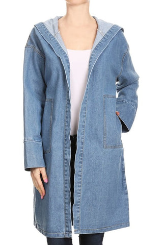 Denim Long Jacket