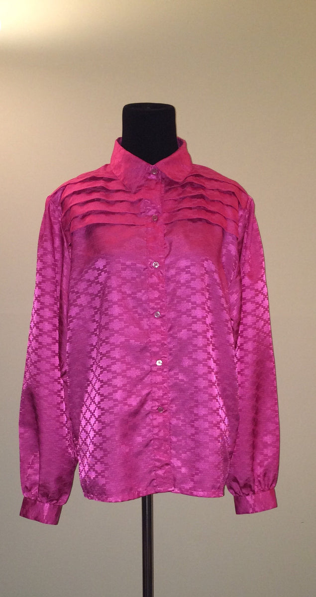 Daphne Fuchsia Long Sleeve Blouse – Rag & Muffin