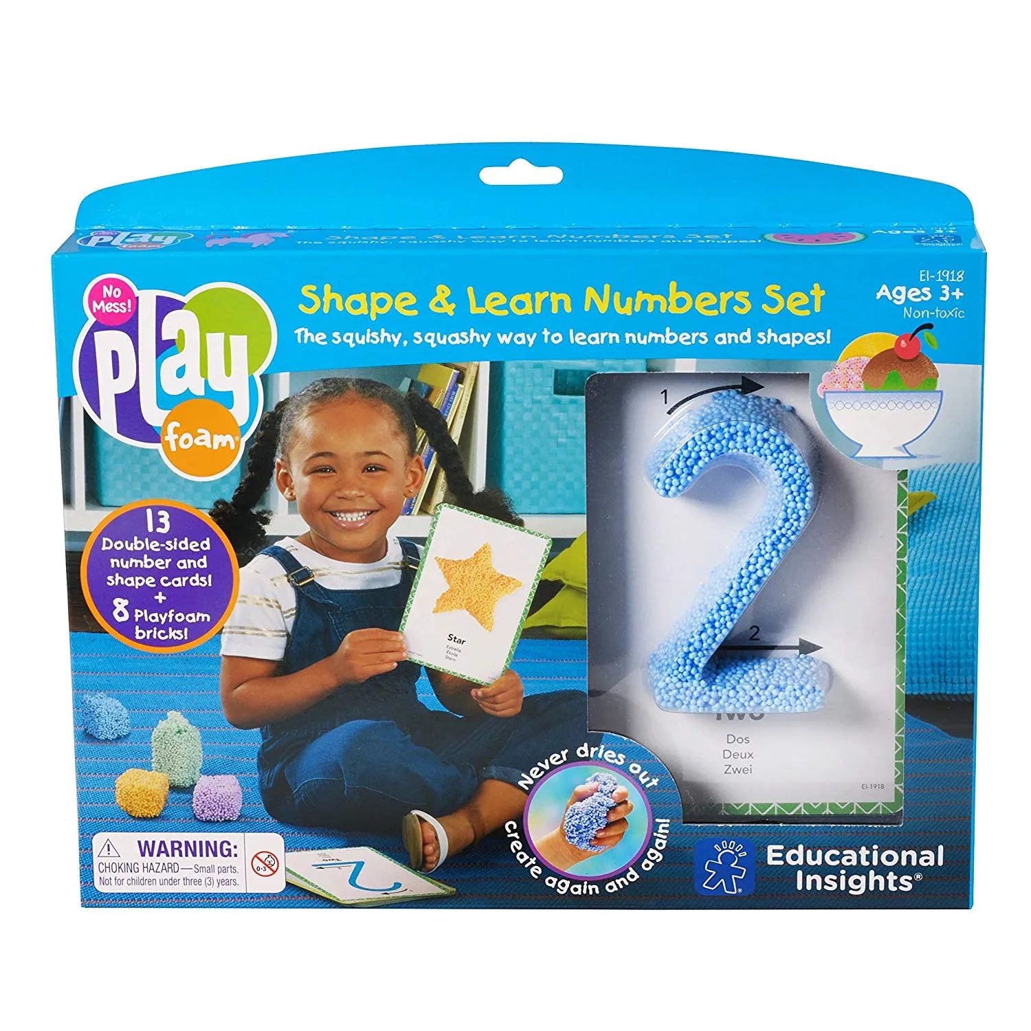 Playfoam Shape & Learn Number Set