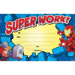 Marvel Super Hero Awards - McGregor's Teacher Supplies - Super Hero Paper