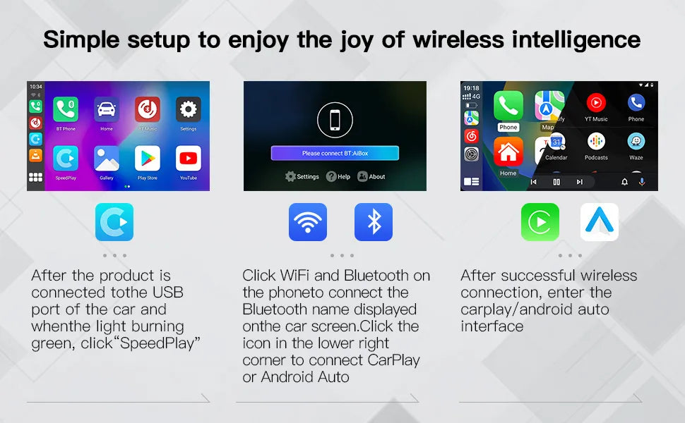 Wireless Android Auto Adapter,Android Car Wireless Adapter Android Auto USB  Dongle für OEM Wired Android Auto Autos von 2016 Kompatibel mit Android 11  und Höher: : Elektronik & Foto