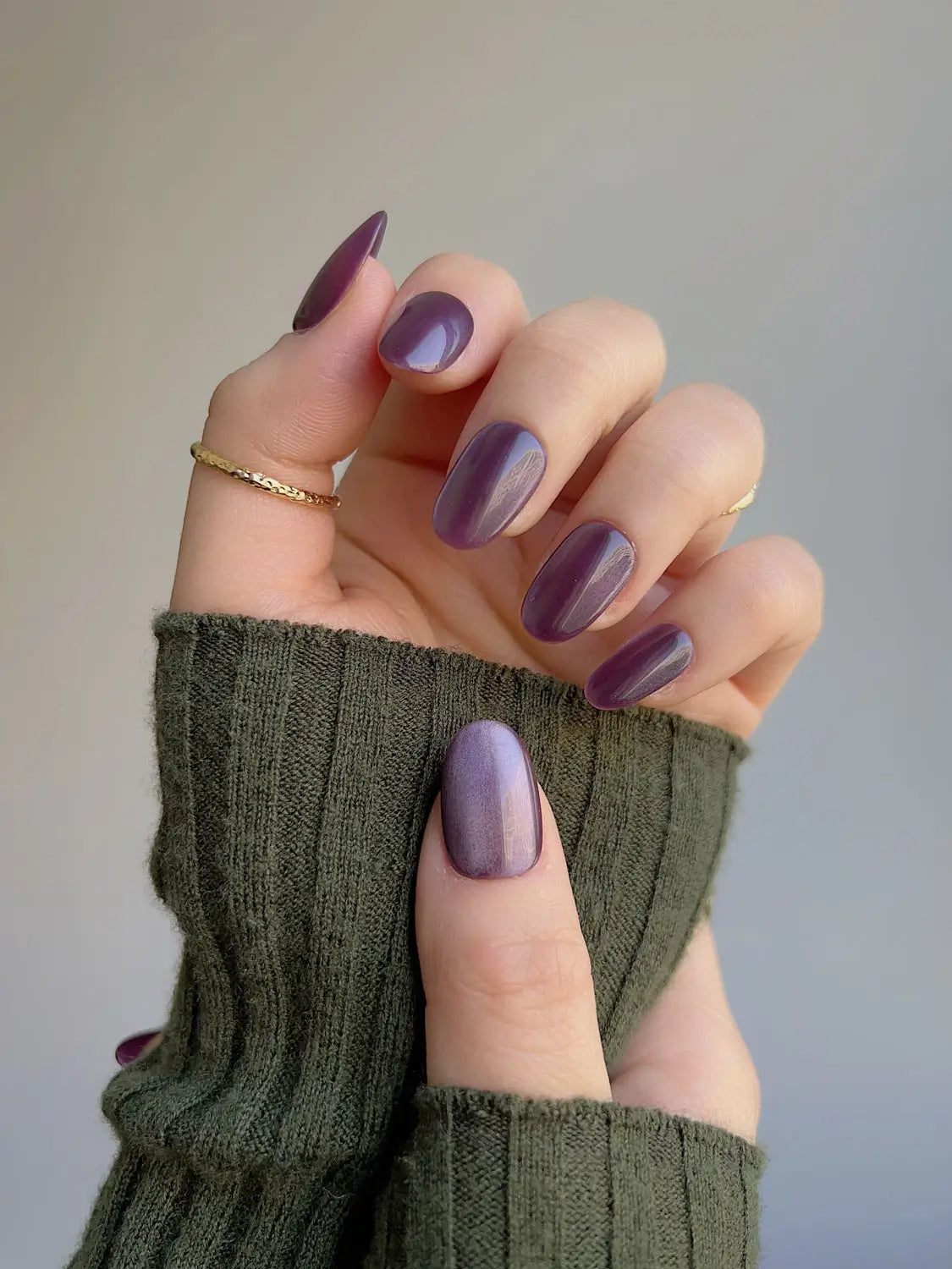 Colorado – Dark Purple Glitter Gel Nail Polish | 14 Day Manicure