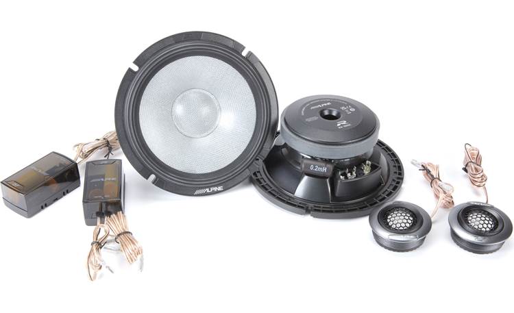 Alpine R2-S65C 6.5” Component Car Speaker for High-Fidelity Sound