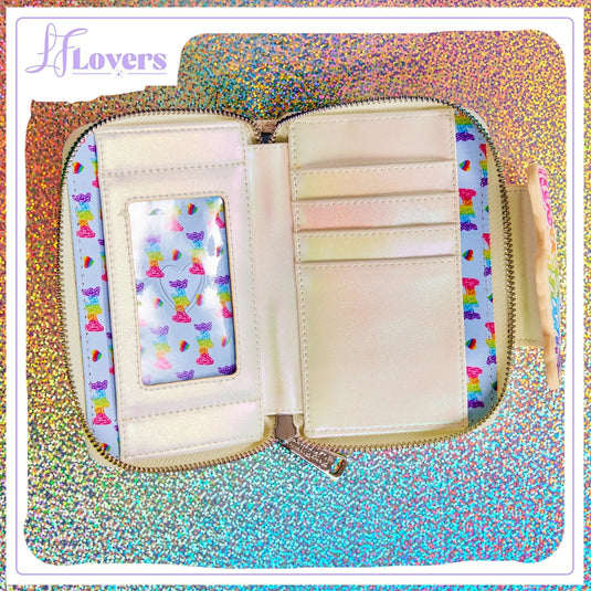 Loungefly Lisa Frank Cosmic Alien Ride Zip Around Wallet