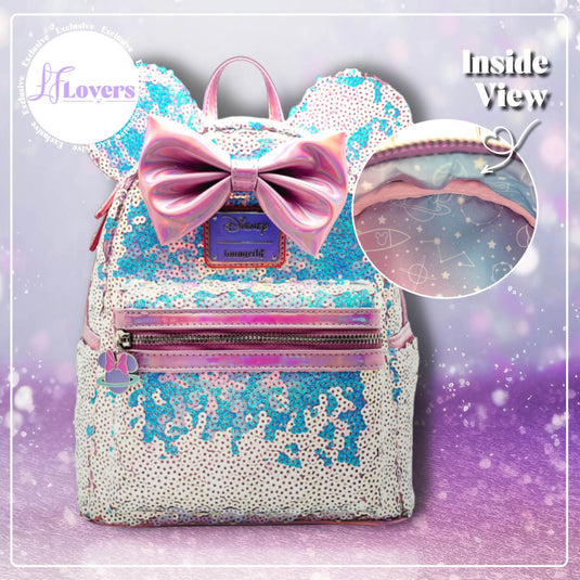 Princess Jasmine Sequin Mini Backpack | Officially Licensed | Vegan Leather | Loungefly