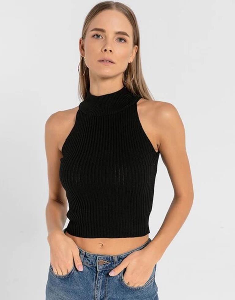 High Neck Party Wear Crop Top at Rs 139/piece, katargam