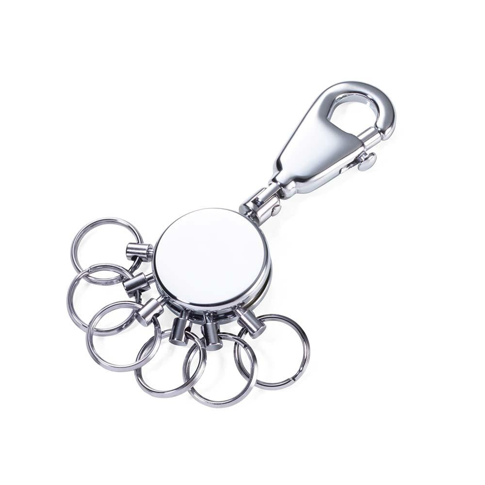 Troika D-CLICK Carabiner Key-Ring with Click Mechanism 