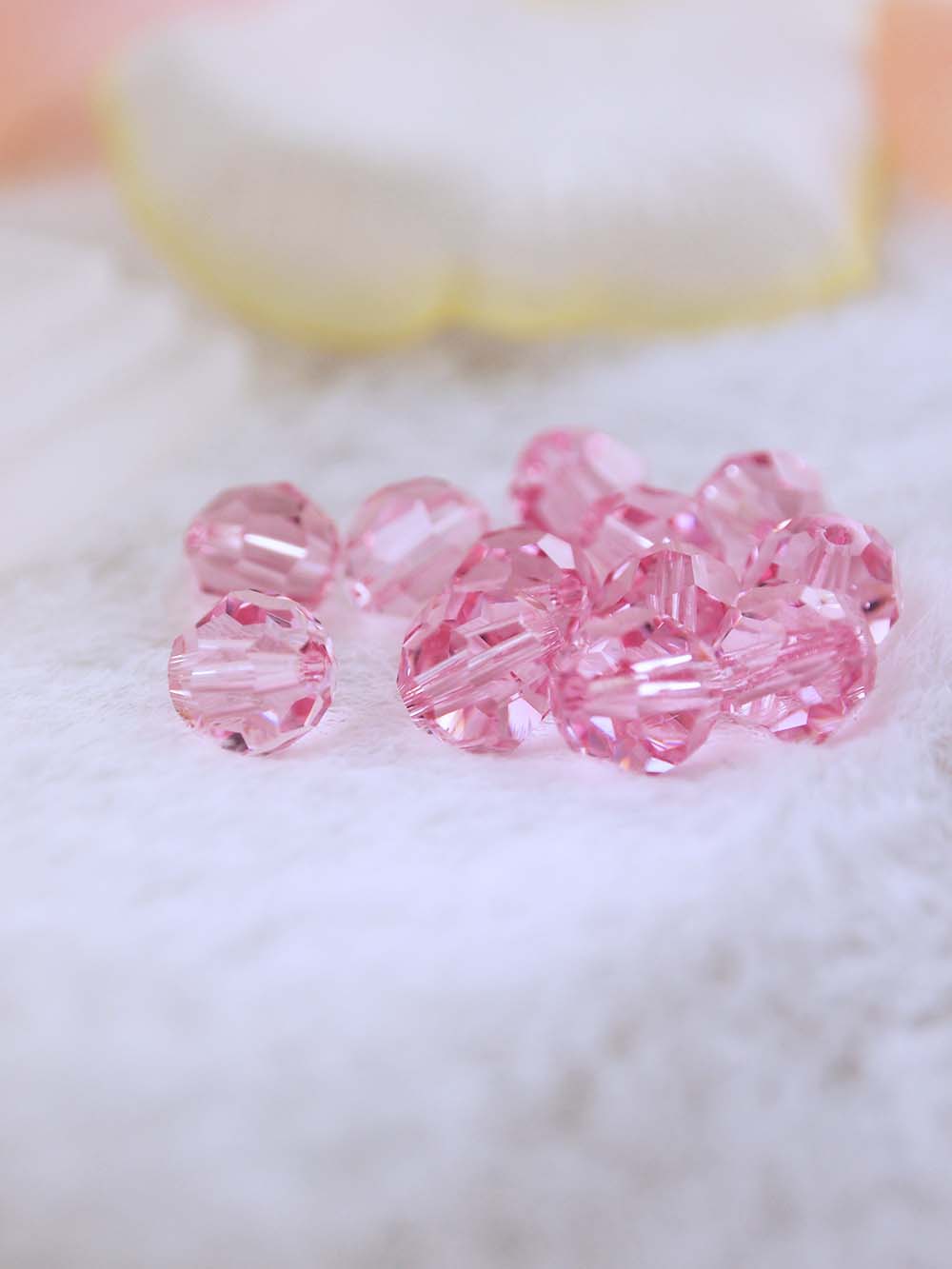 Swarovski Beads 5000 - 8mm - 12pc - Light-Rose – Ren Ting Online