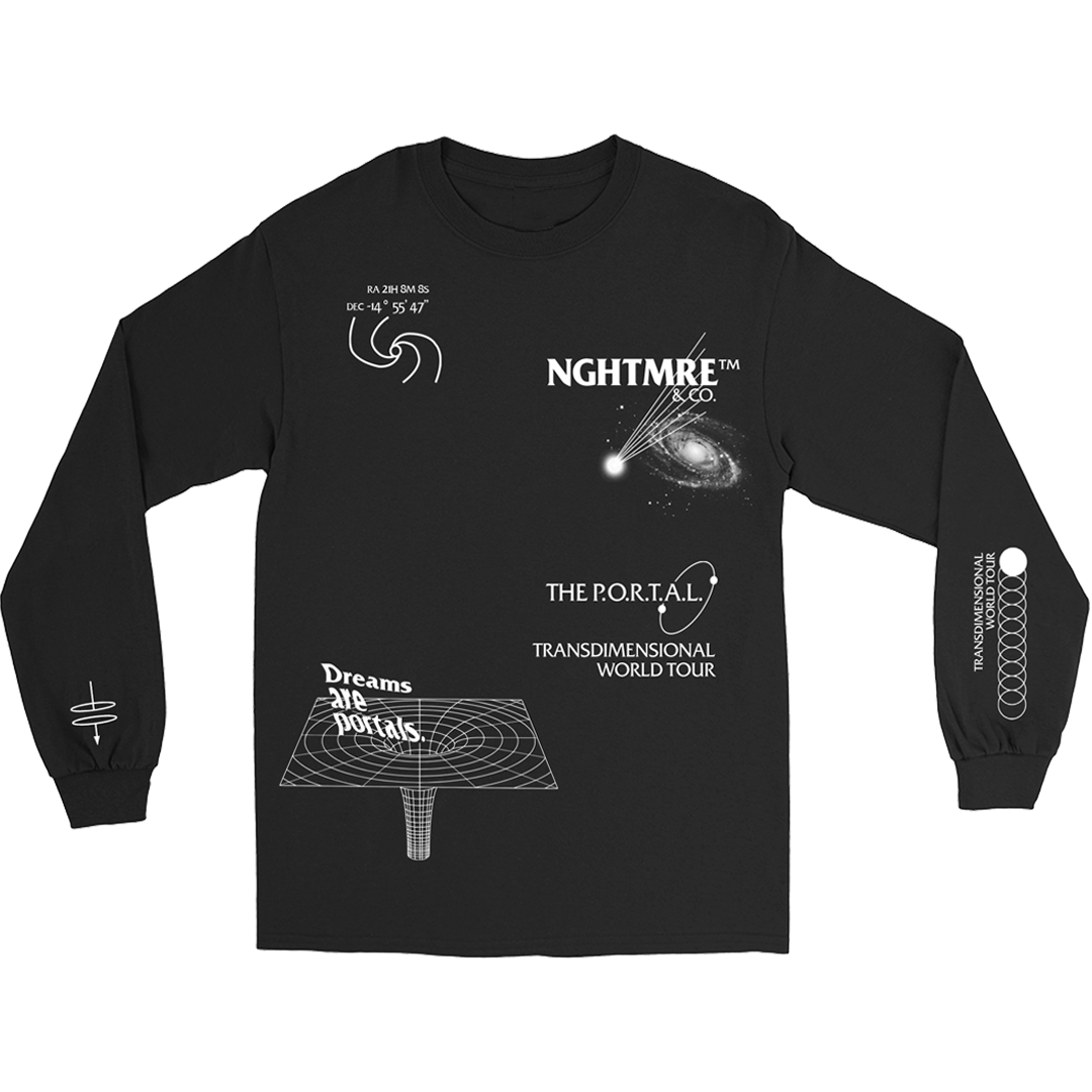 TRANSDIMENSIONAL LONGSLEEVE T-SHIRT - Official NGHTMRE product image