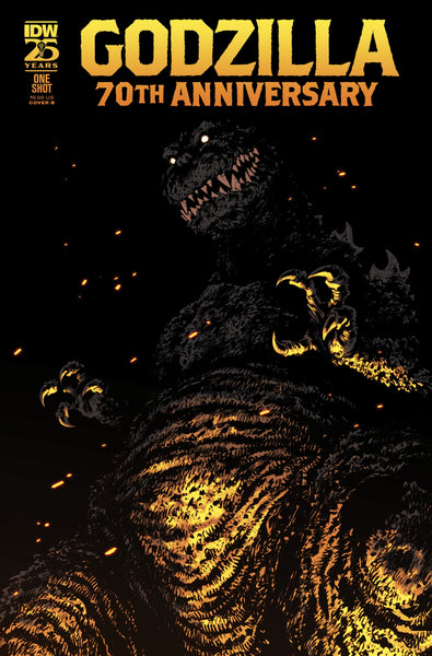 Godzilla: 70th Anniversary comic cover B by Sophie Campbell