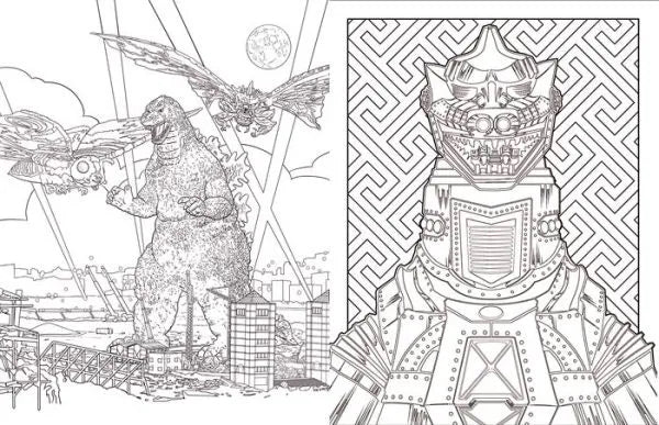 Godzilla: The Official Coloring Book preview 3