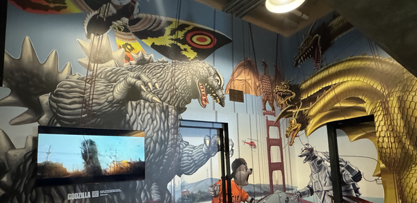 Godzilla feature wall Oracle Park San Francisco Giants