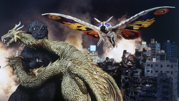 Godzilla Mothra and King Ghidorah Giant Monsters All Out Attack GMK Desktop Wallpaper