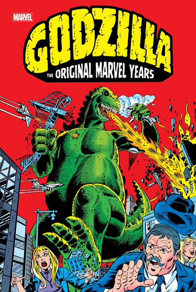 GODZILLA: THE ORIGINAL MARVEL YEARS OMNIBUS HC Direct Market Exclusive First Issue Variant Cover by HERB TRIMPE