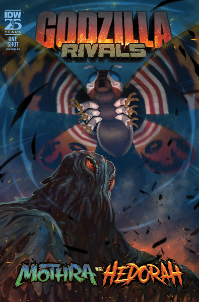 Godzilla Rivals Mothra Vs Hedorah Cover RI