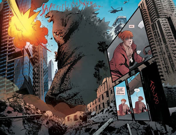 Godzilla Valentine's Day Special Preview Pages 3 and 4
