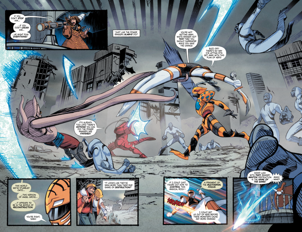 Godzilla Vs Mighty Morphin Power Rangers 1 Preview Pages 3 and 4