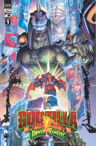 Godzilla Vs The Mighty Morphin Power Rangers 1 Williams Foil Variant